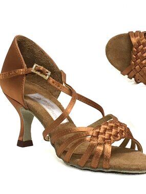 Aida Rosebud RT Latin Ballroom Dance Shoes | 2.5" Flare Heel